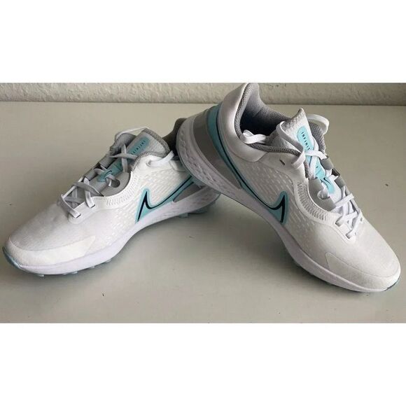 Nike Infinity Pro 2 Wide White Copa Spikeless Golf Shoes Men's Size 9 Wide NEW - Picture 1 of 9
